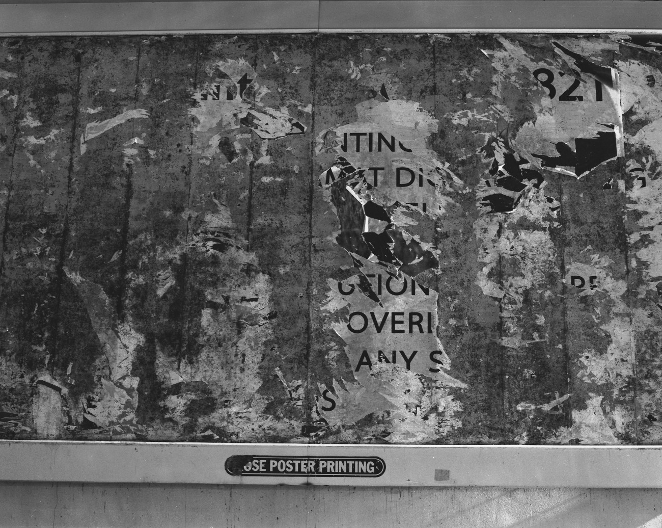 Torn Billboard Poster